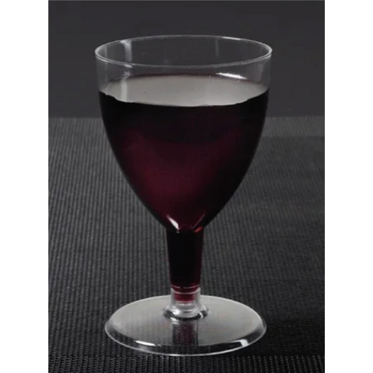 Taça De Vinho Pit 170 Cristal 170ml Plastilânia- 50 Unidade
