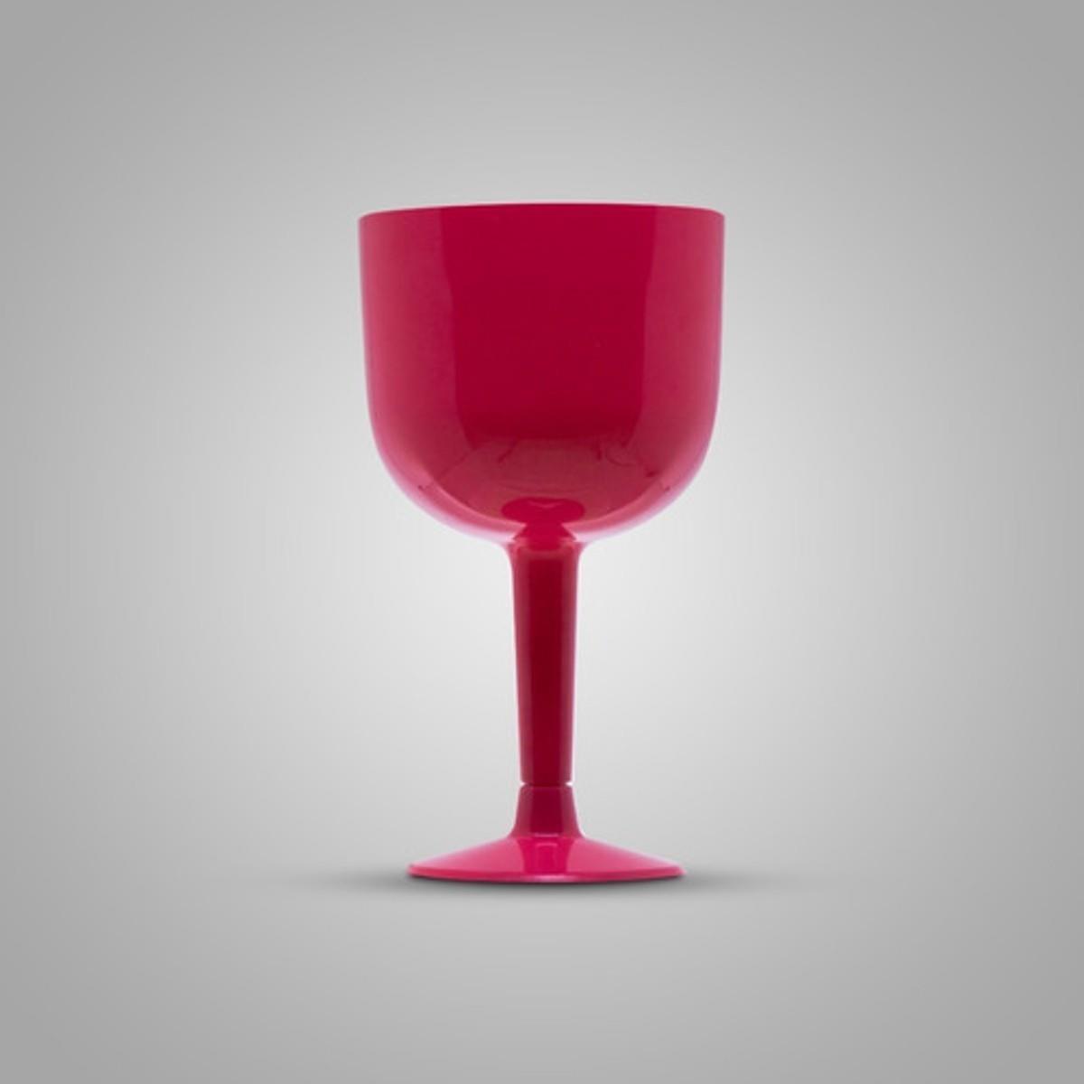 Taça Pit 500 Gin 16 Unidades 500ml Acrilico Vinho