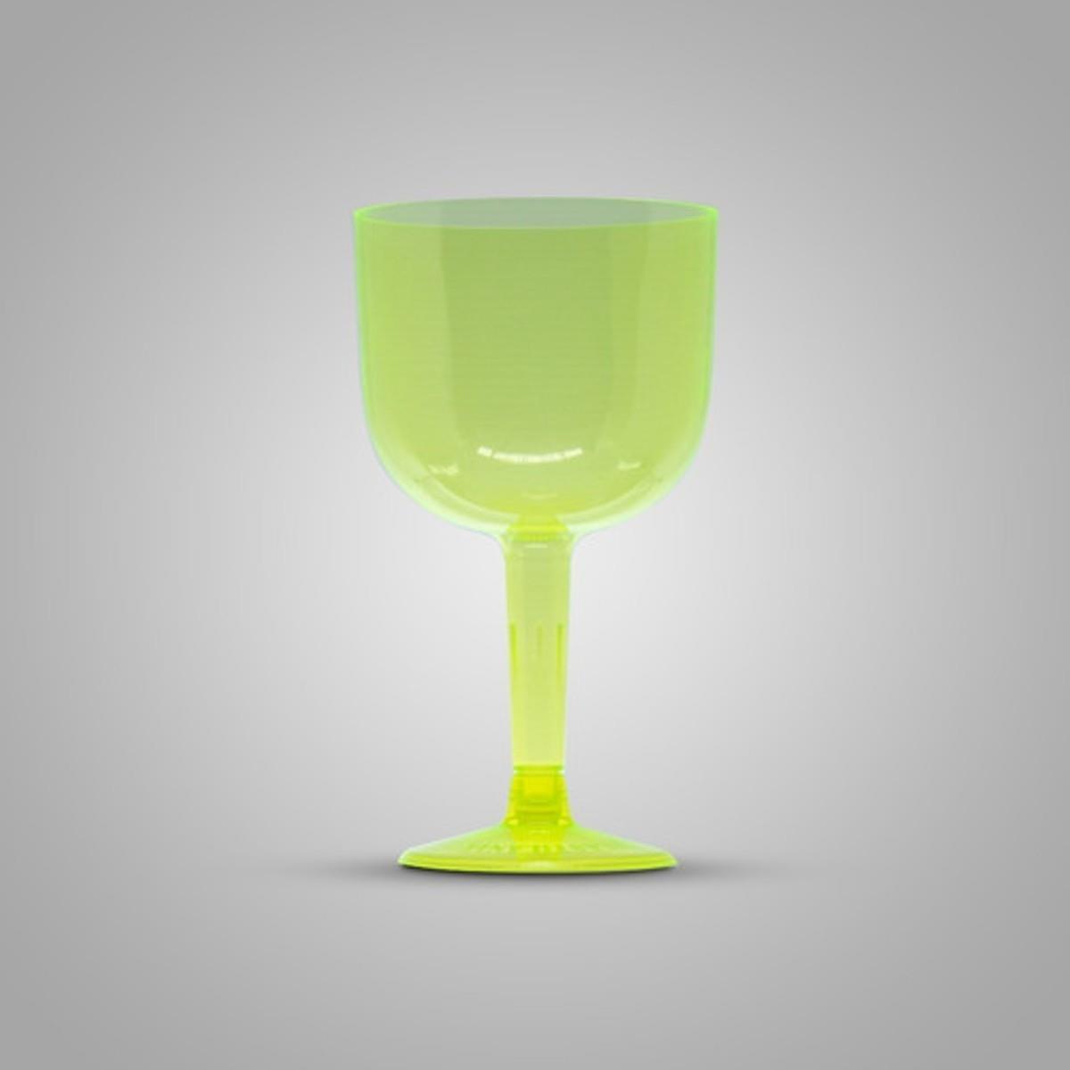 Taça Pit 500 Gin 32 Unidades 500ml Acrilico Amarelo