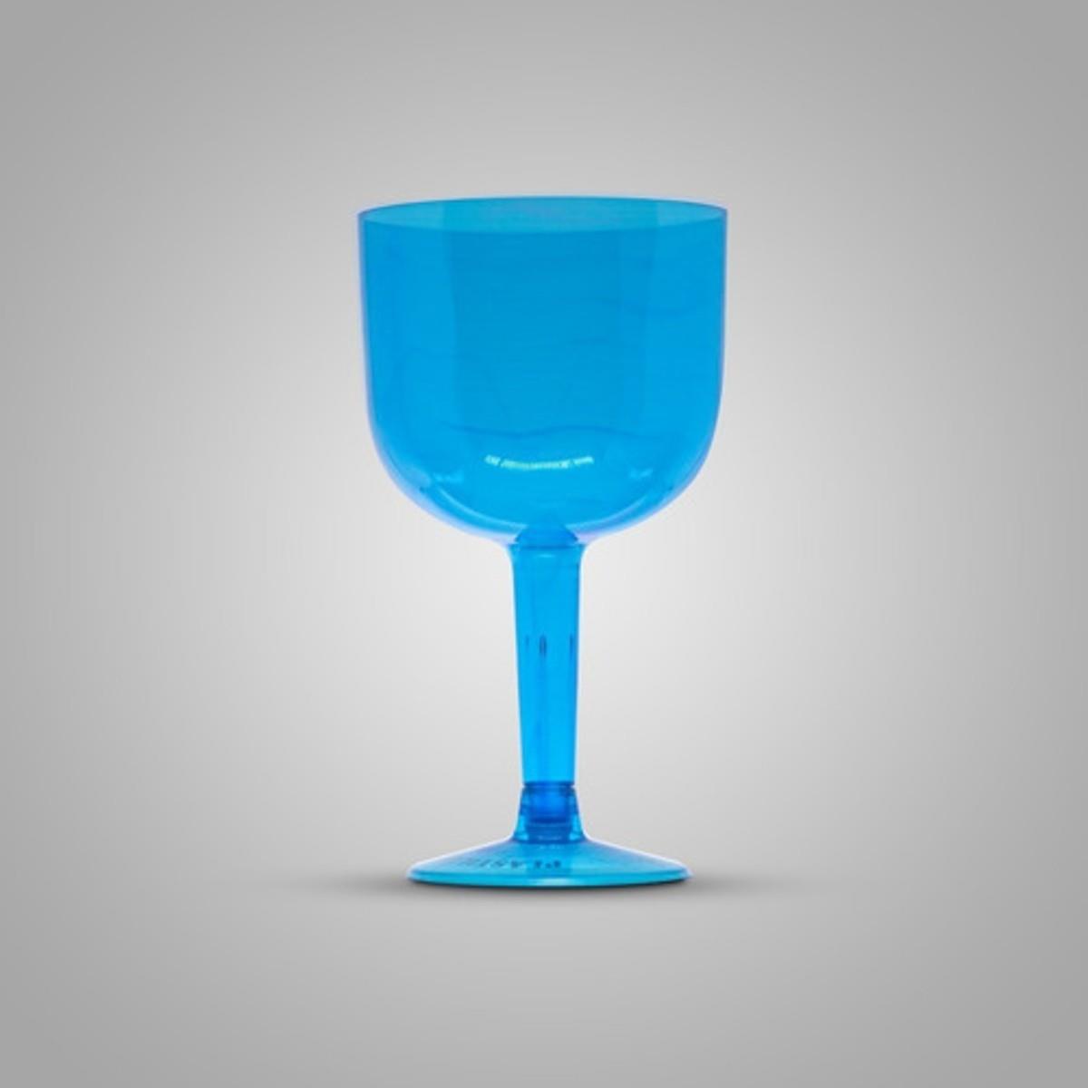 Taça Pit 500 Gin 32 Unidades 500ml Acrilico Azul