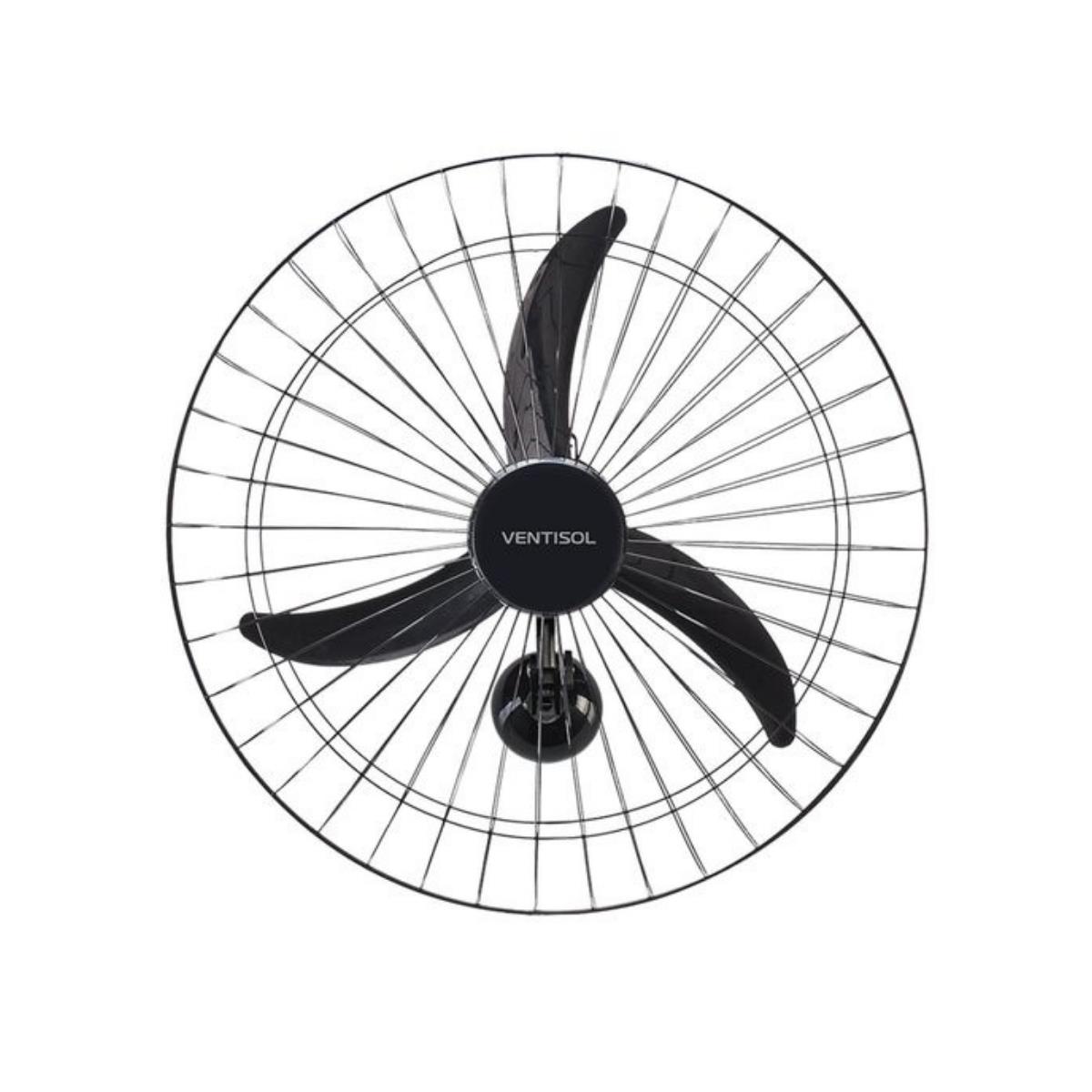 Ventilador de Parede Ventisol New Premium 60cm Preto 220v