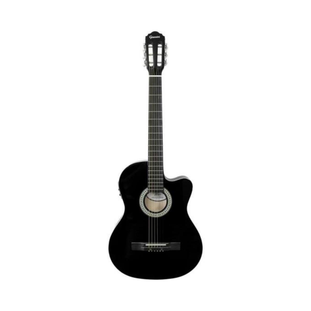Violão Giannini SF14 CEQ Eletroacústico Aço Preto