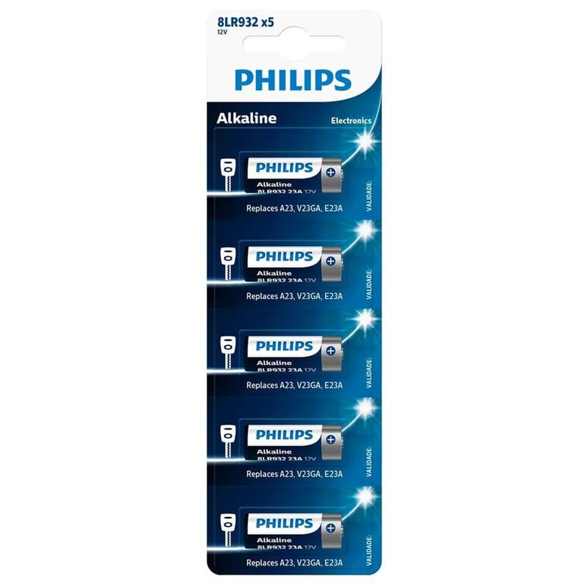 Bateria 12v C/ 5 Unidades (8lr932p5b/59) Philips
