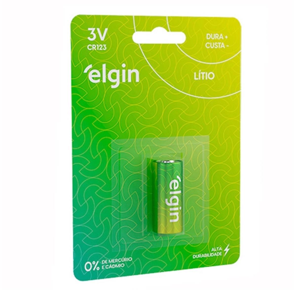 Bateria Cr123 Elgin