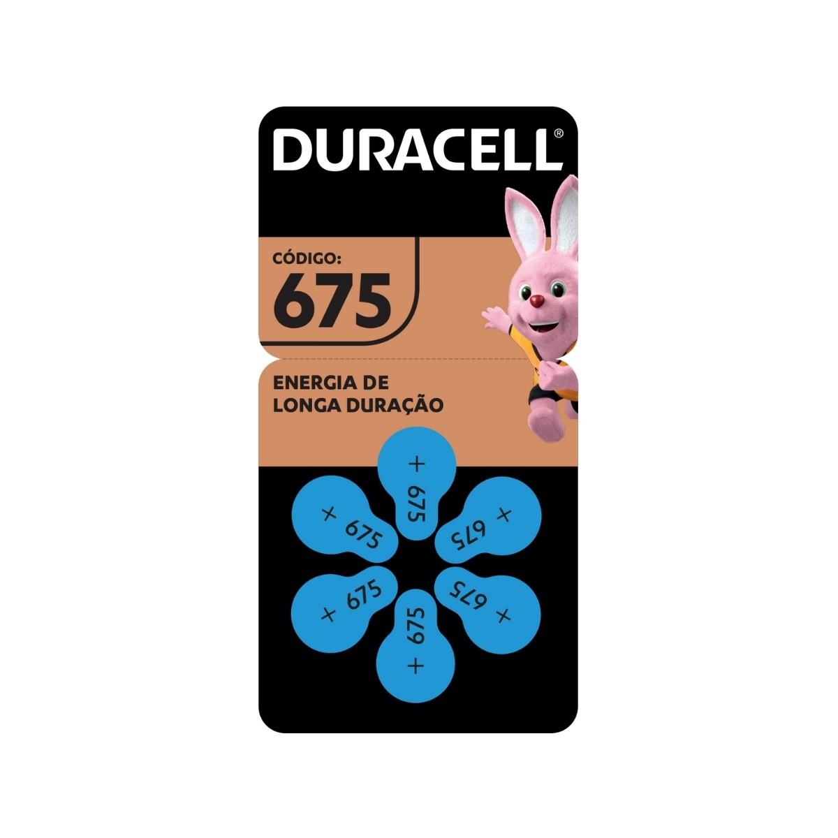 Bateria Auditiva 675 06 Unidades Duracell