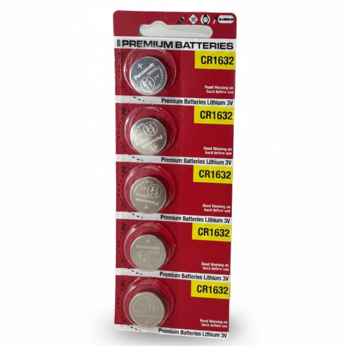 Bateria Cr1632 Cartela Com 05 Unidades Panasonic