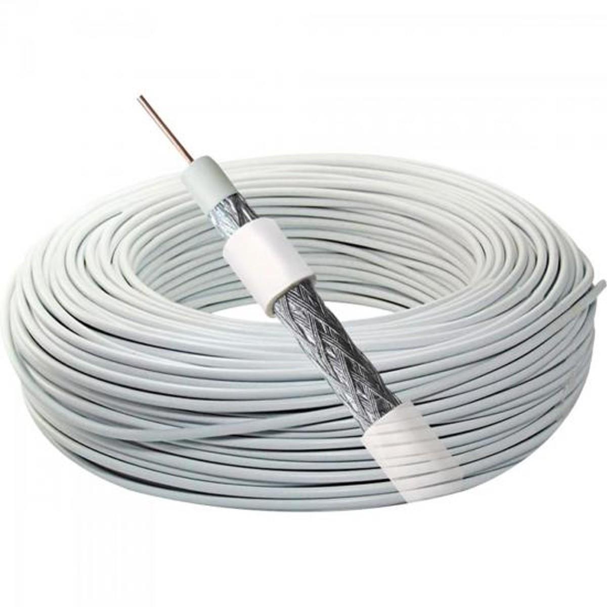 Cabo Coaxial RG6 67% ROL BR Megatron - RL / 100
