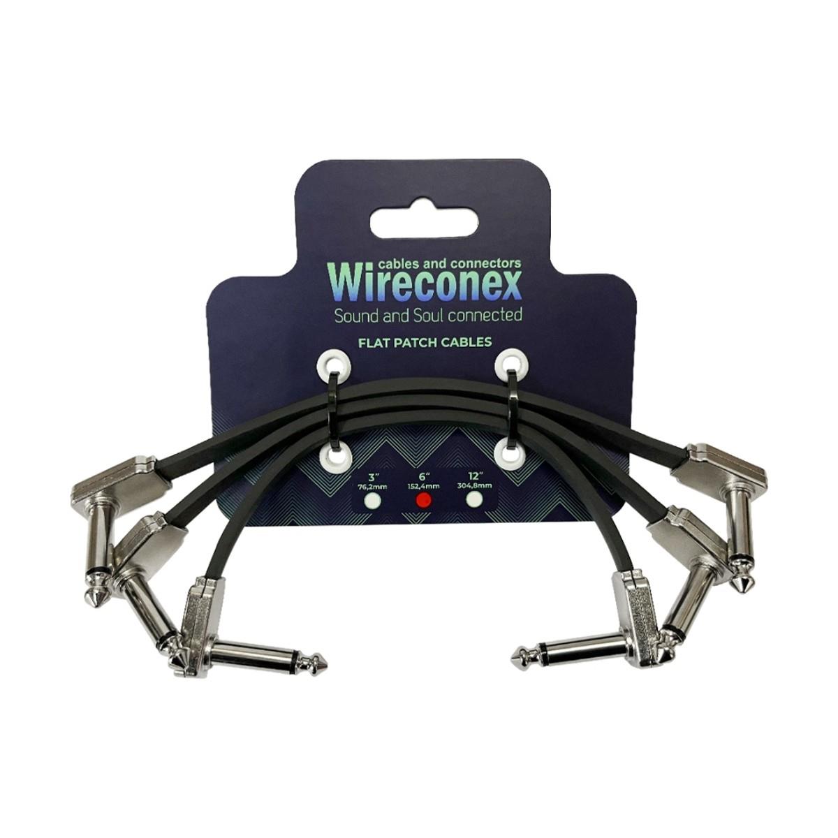 Cabo Flat Para Pedal Emborrachado 6 Polegadas Wireconex