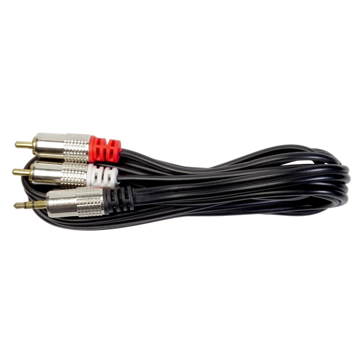 Cabo P2 Stereo 02 Rca Metal 10m Storm