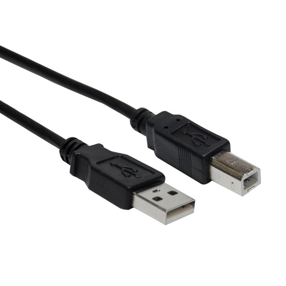 Cabo Usb A Macho Para Usb B Macho 2.0 3 Metros Storm