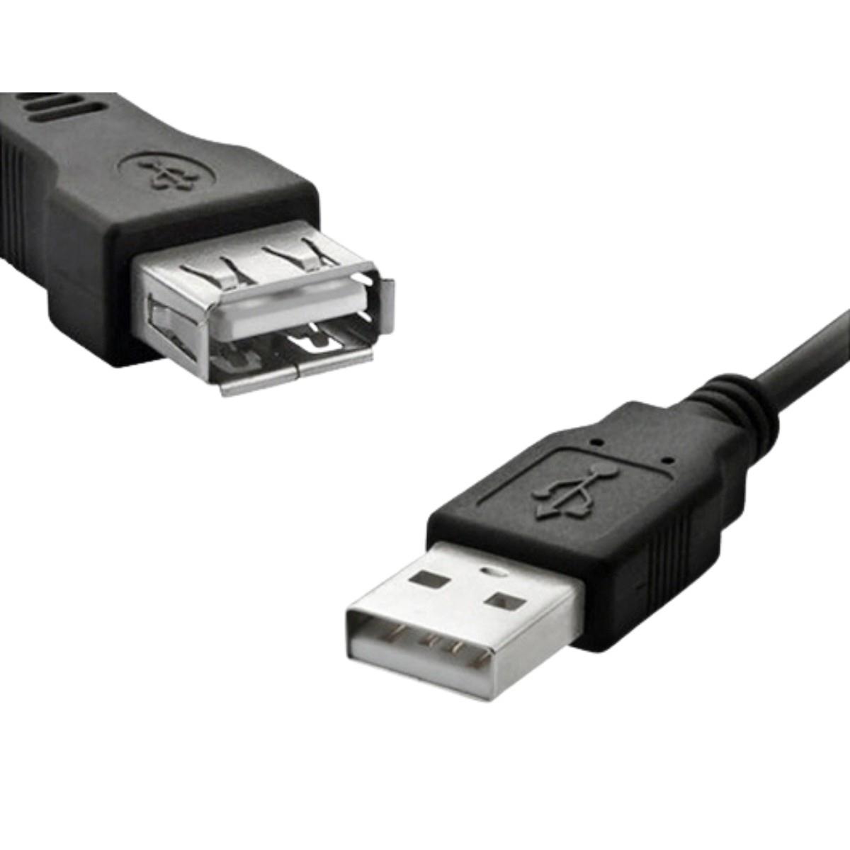 Cabo Usb A Macho Para Usb A Fêmea 2.0 3 Metros Storm