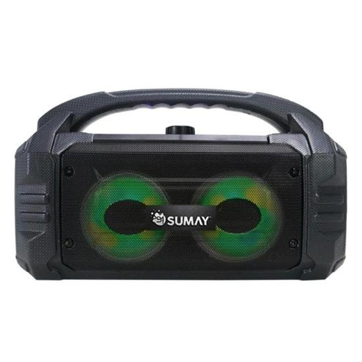 Caixa de Som Portátil Sumay Sunbox CSP1304 50W Preta