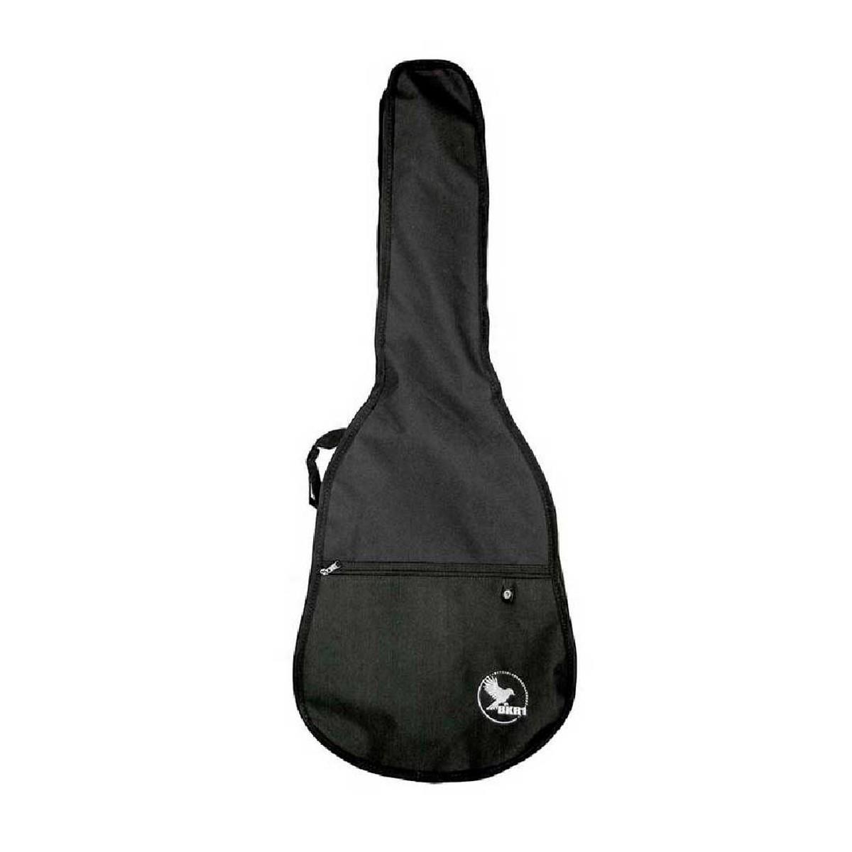 Capa P/ Violão Clássico Simples 2 Alças - Nylon 600 - Preto Bkr 1