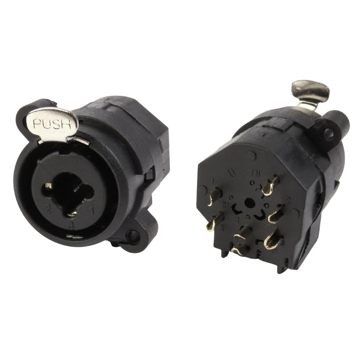 Conector Painel Combo P10 Xlr Femea Storm 10 Unidades