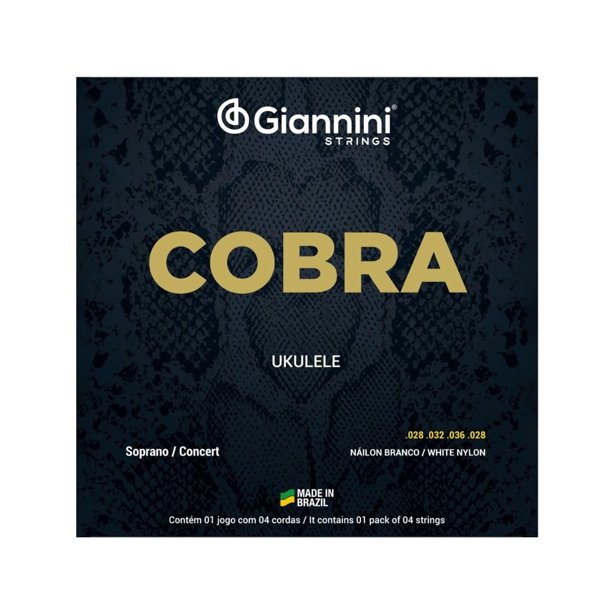 Encordoamento Giannini P/ukulele Nylon Branco Geuksc