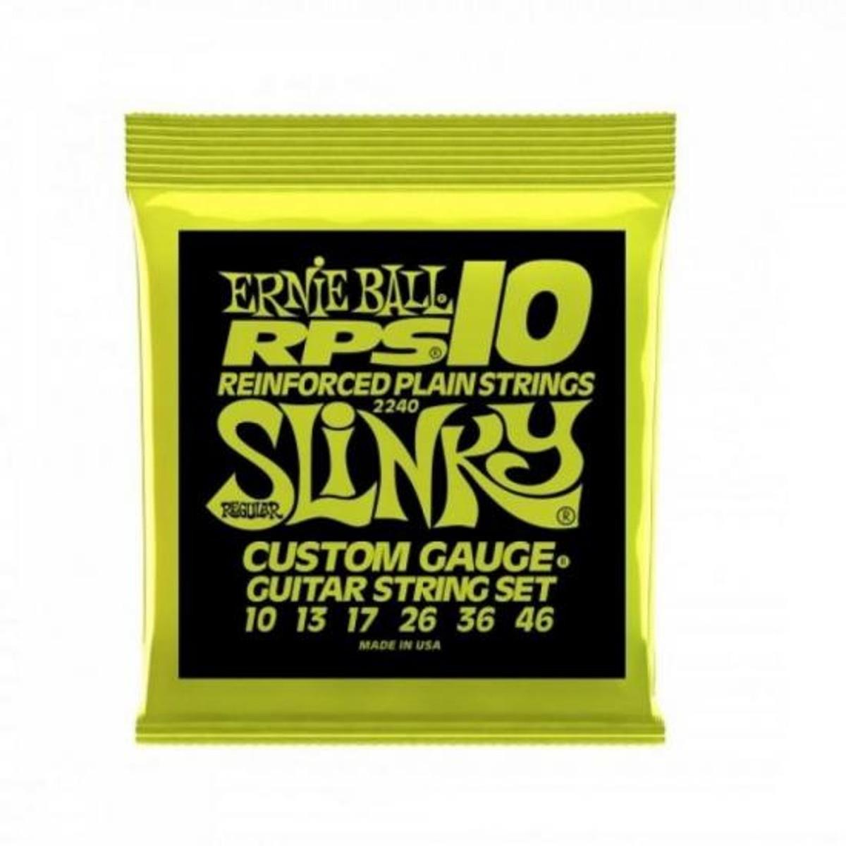 Encordoamento Para Guitarra 010.046 RPS Ernie Ball