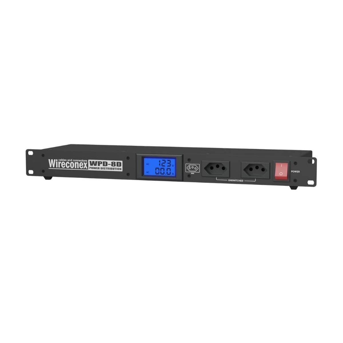 Filtro De Linha Distribuidor De Energia Wpd8d Preto Wireconex