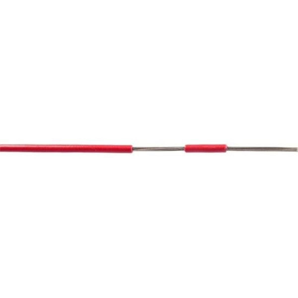 Fio Cabinho Flexível 0,14mm Vermelho Tiaflex - RL / 100