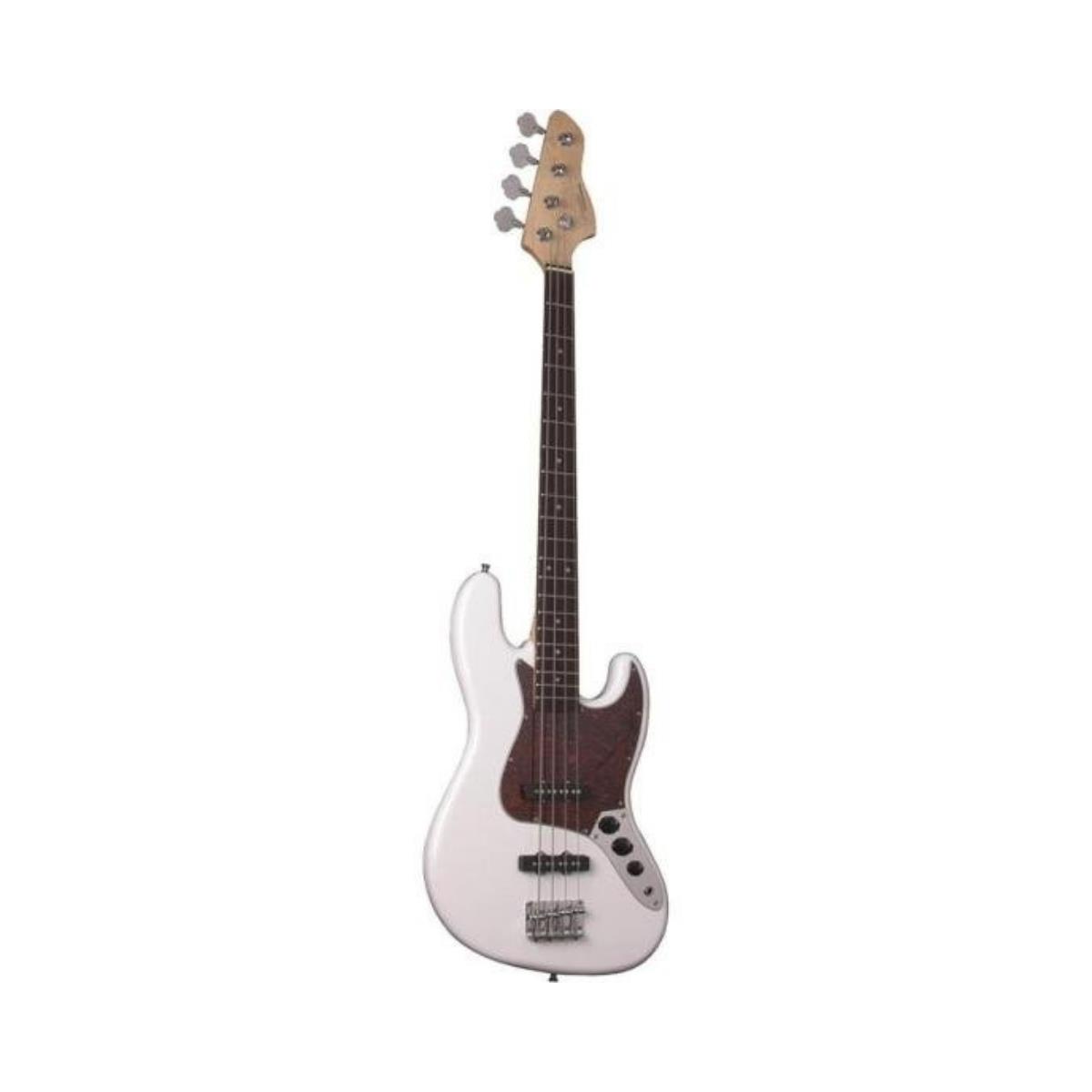 Contrabaixo Giannini GB-100 Jazz Bass Elétrico Passivo Branco/Turtle