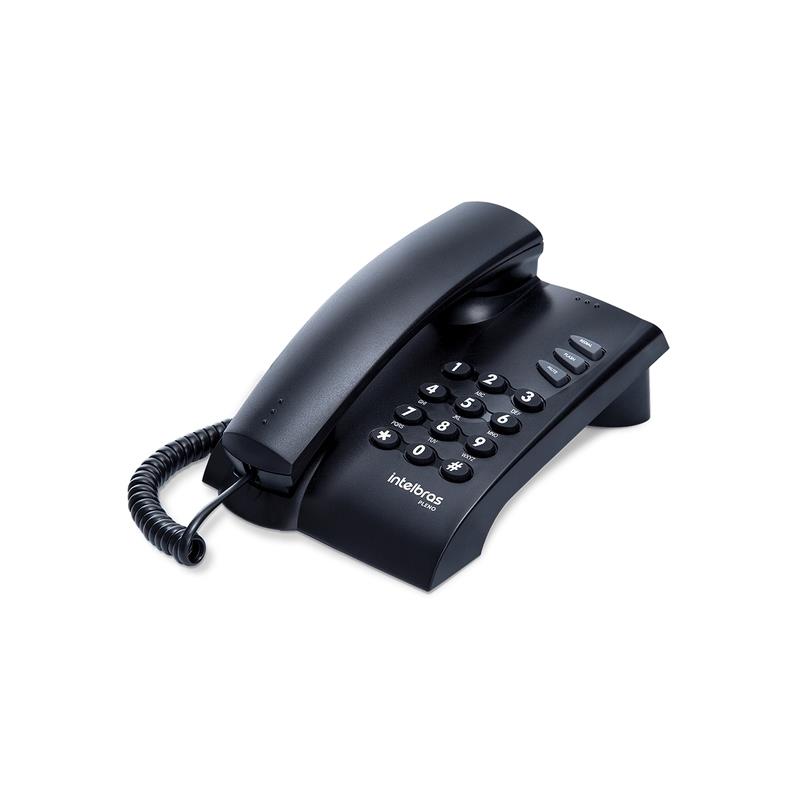 Telefone Com Fio Pleno Intelbras Preto