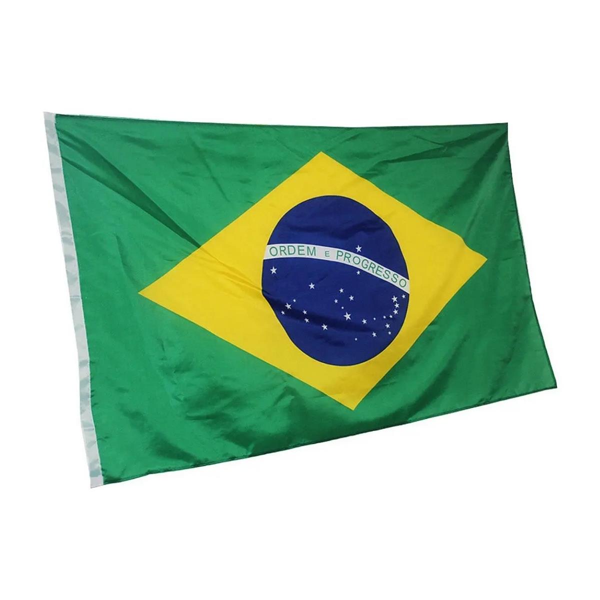 Bandeira do Brasil Poliéster 90x140cm