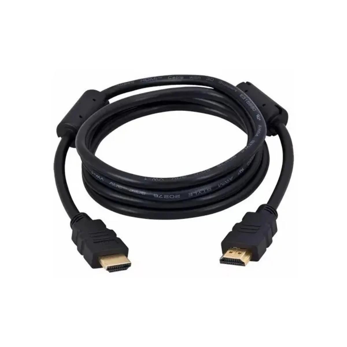 Cabo HDMI 2.0 Macho x HDMI 2.0 Macho Dourado - 3m