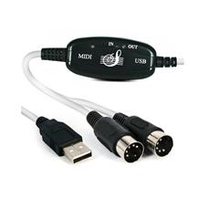 Cabo Adaptador Teclado Midi x USB