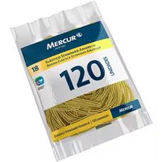 Elástico Standard Amarelo N.18 B05040318-07 Mercur - 120 Unidades