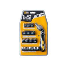 Conjunto Chave Catraca com Soquete GB59191 MB Tools - 35 Peças