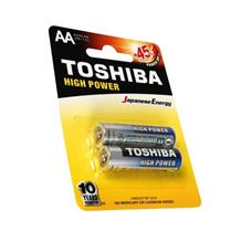Cartela Pilha Alcalina 1.5V AA LR6GCP Toshiba - 2 Unidades