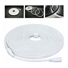 Mangueira Led Neon Flex Impermeável 12V Bivolt 5m Zem - Branco Frio