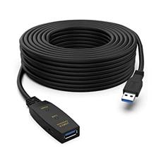 Cabo USB 3.0 Macho x USB 3.0 Fêmea Ativo 20m
