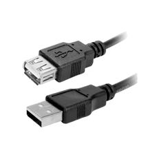 Cabo USB 2.0 Macho x USB 2.0 Fêmea 10m - Preto