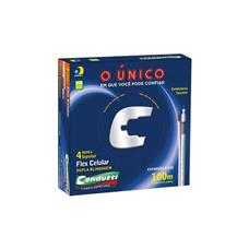 Cabo Bipolar Coaxial 4mm² com Dupla Blindagem Condutti 100m