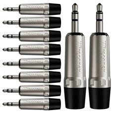 Conector P2 Stereo 3,5mm Plt Wc 1323 Trs Wireconex 10 Unidades