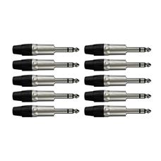 Conector P10 Stereo Macho Wc 1123 Wireconex 10 Unidades