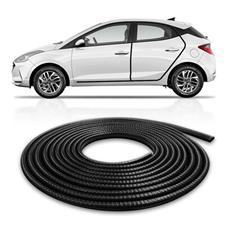 Borracha Couro De Cobra Proteção Da Porta 7x14 Mm Preta 10 M