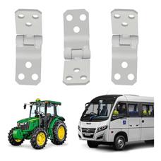 Kit 3 Dobradiças P/ Porta Ferro Agrícola ônibus Uso Geral - UN / 3