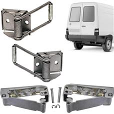 Kit Limitador E Suporte Estágio Porta Báu Fiorino 2004 2013 - UN / 4