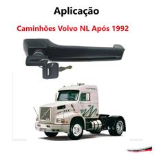 Maçaneta Externa Porta Dir Caminhões Volvo Nl Após 92 Preta