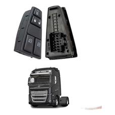 Tecla Vidro Elétrico 12v C/ Desembaçador E Trava Fh12 Fh16