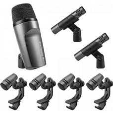 Kit Microfone Para Bateria Sennheiser E 600 Preto