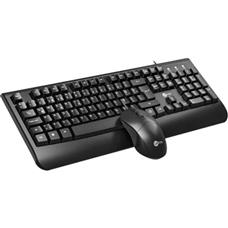 Kit Teclado e Mouse Lecoo CM105 USB Preto