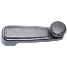 Manivela Regula Vidro - Portas - Plástico Cinza - 16 Estrias - Dir./esq. - Unv40169