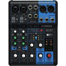 Mesa de Som Yamaha MG06X 6 Canais Bivolt Preta