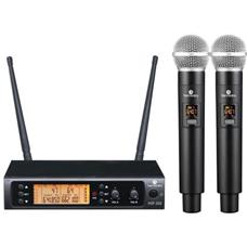 Microfone Sem Fio Harmonics HSF-200 Duplo