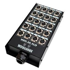 Painel Multicabo 20 Vias Com Conectores Xlr Medusa Wireconex