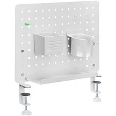 Pegboard Office Painel Organizador Fortrek Grid Space 42x48 Branco