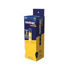 Pilha Zinco Aa4 Rayovac Amarelinhas Tubo Com 48 Unidades