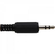 Plug P2 Estéreo Com Protetor de Cabo PGPD0003 Preto Storm - PCT / 50